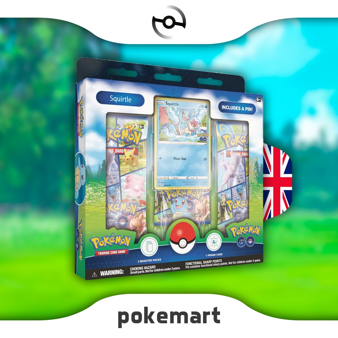 Pokémon Go Pin Collection Box Squirtle PokeMart