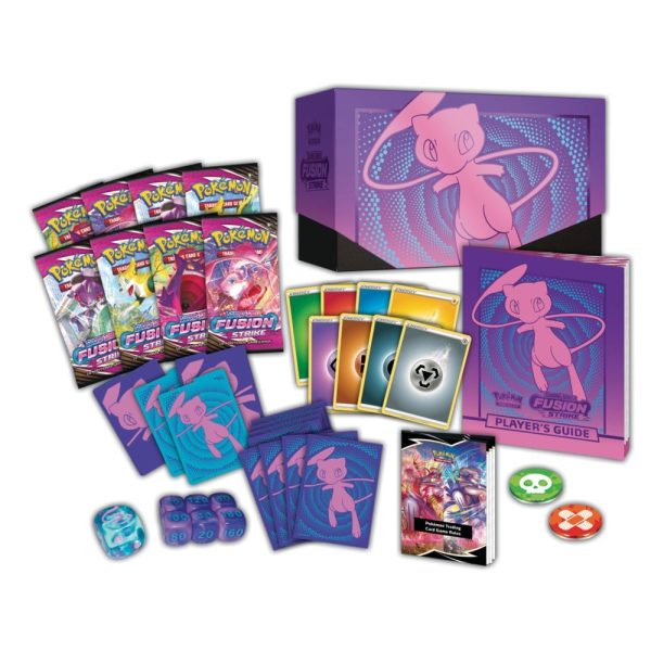 Contenido de la Caja del Entrenador de Élite Fusion Strike Mew pokemart.co.uk