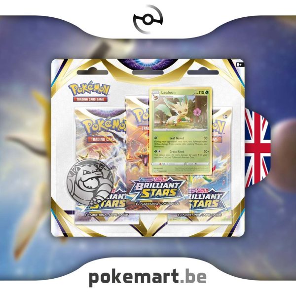 Pokémon Brilliant stars 3 booster blister leafeon pokemart.be