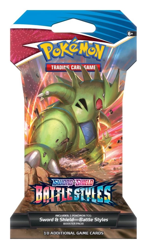 Escudo de la espada batallas estilos booster mangas Tyranitar