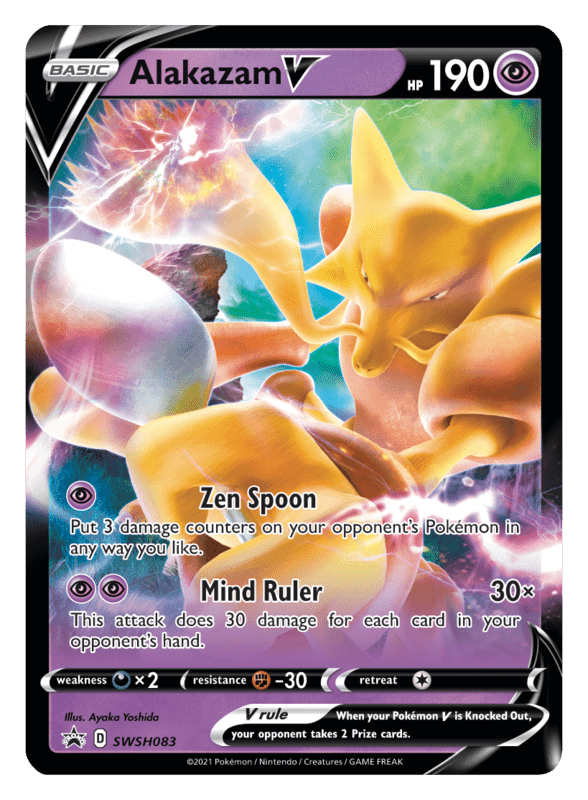 Tarjeta Alakazam V