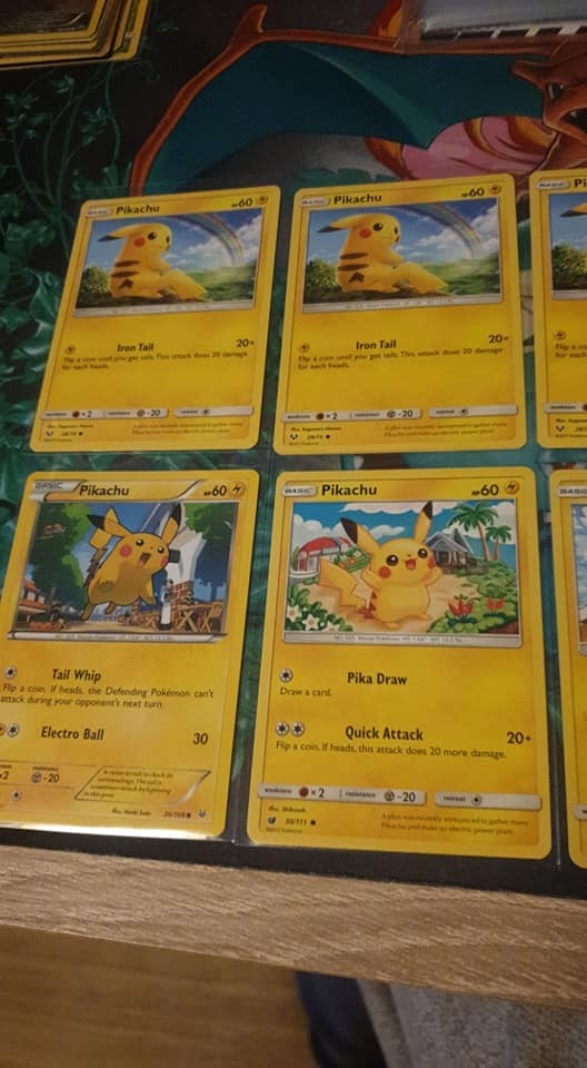 Tarjetas Pikachu Pokemon parte 3