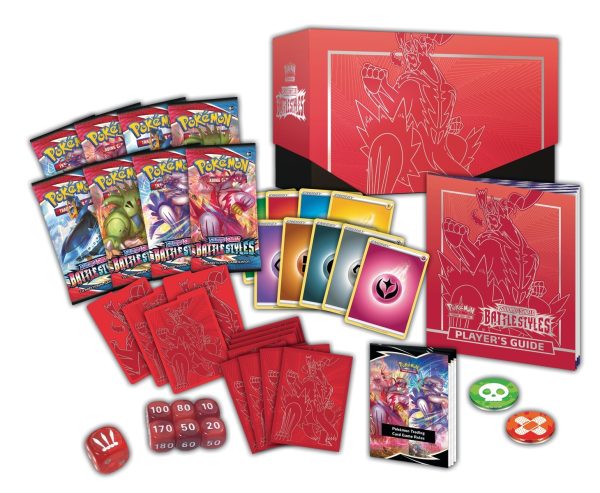 Pokemon TCG Sword Shield - Battle Styles Elite Trainer Box Single Strike Urshifu Contenido