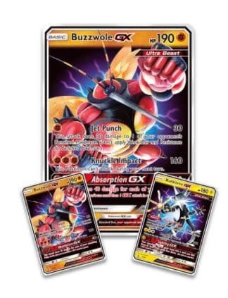 Tarjetas promocionales de la Colección Premium de Ultra Beasts Buzzwole GX