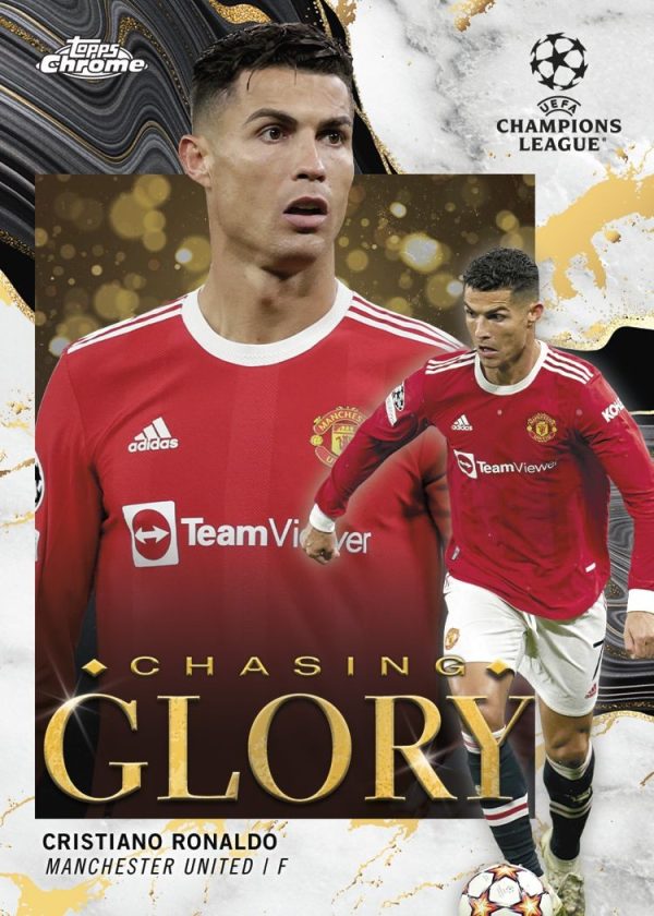 Topps Champions league chrome hobby box 2021-2022 chasing glory Cristiano Ronaldo pokemart