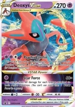 SWSH268 deoxys vstar pokemart