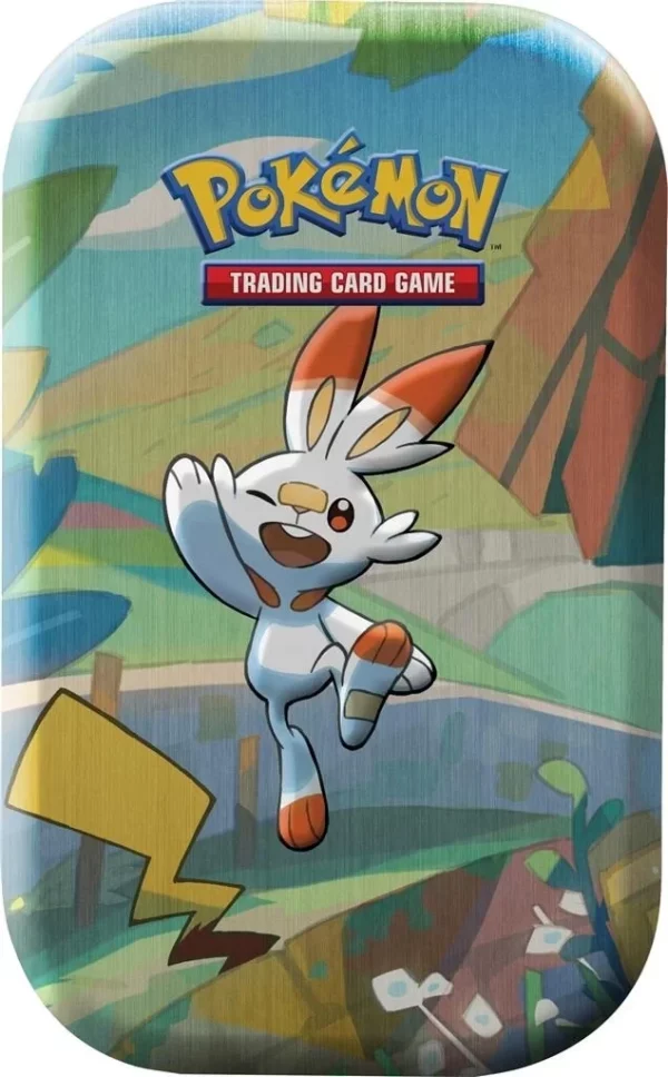 Pokemon tcg espada y escudo galar pals mini lata Scorbunny pokemart