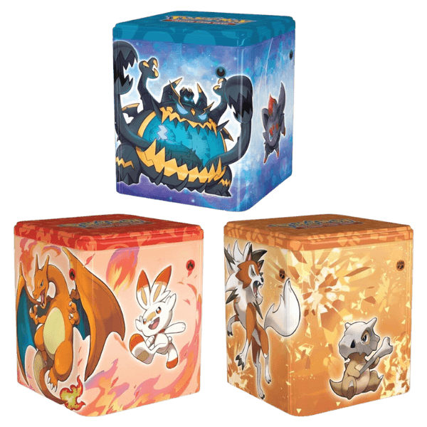 Pokémon TCG: Stacking Tin Fire / Fighting / Darkness