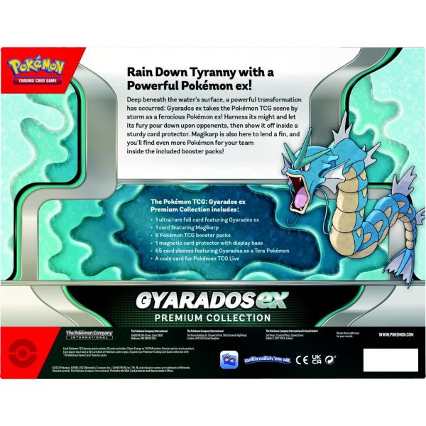 Pokemon Gyarados EX Premium Collection Box contraportada