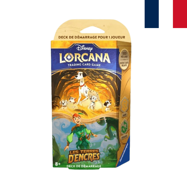 Disney Lorcana Les Terres d'Encres Deck de Démarrage Pongo Peter Pan pokemart