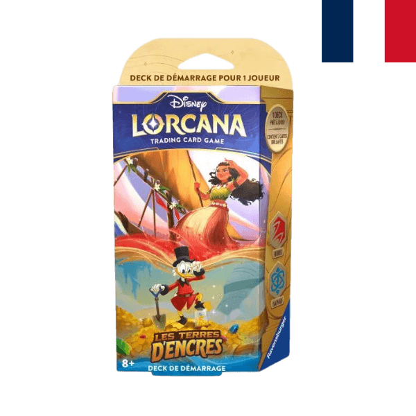 Disney Lorcana Les Terres d'Encres Deck de Démarrage Vaiana Picsou pokemart