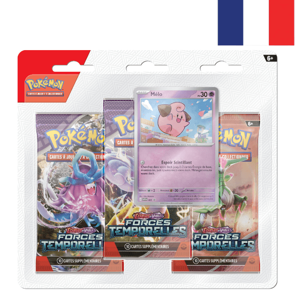 Pokémon TCG EV5.0 - Forces Temporelles - Mélo- Tripack - Pokémart.be