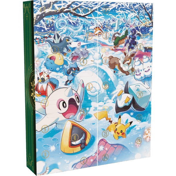 Pokémon Holiday Calendar 2024 abierto 2 Pokemart