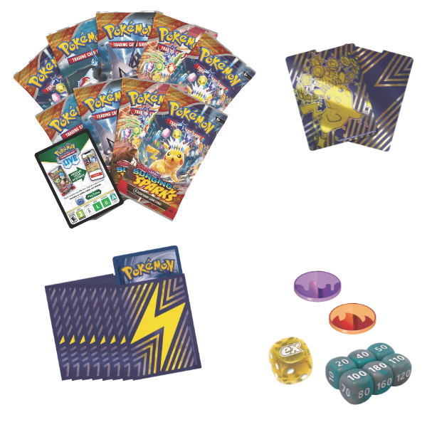 Pokemon TCG SV08 Surging Sparks Elite Trainer Box accessoires Pokemart